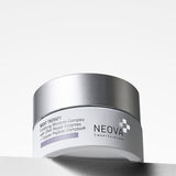 Neova Night Therapy overnight recovery moisturizer with DNA Repair Enzymes and Copper Peptides to repair sun damage and deeply hydrate skin while you sleep.