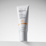 Neova Silc Sheer 2.0 SPF 40 broad spectrum physical sunscreen with DNA repair enzymes and a skin-perfecting sheer tint in a professional tube.
