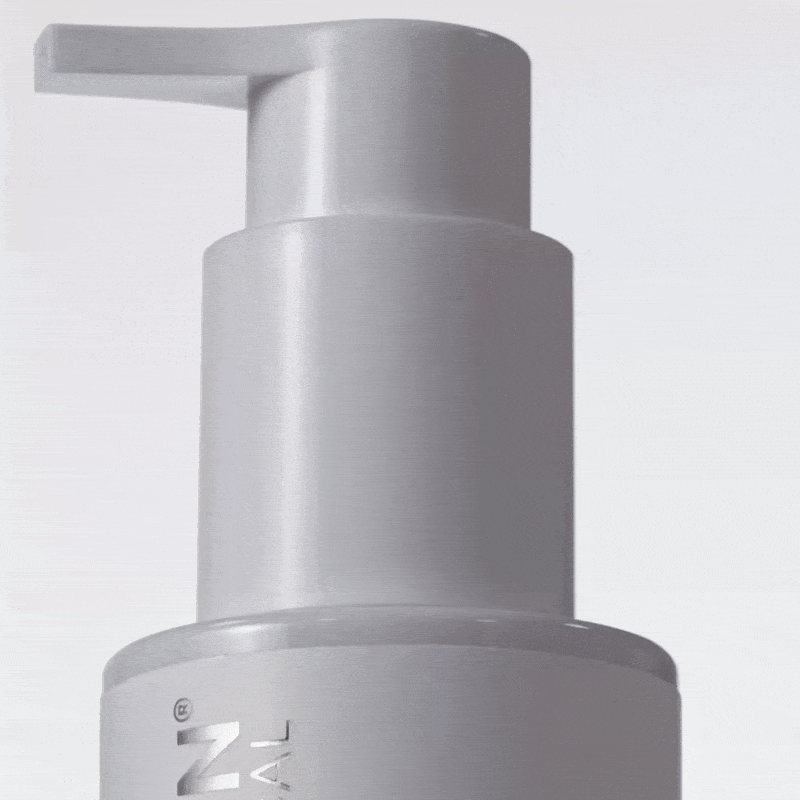 NEOVA | Tricomin Shampoo | gif pan of product being poured onto the Tricomin Shampoo bottle